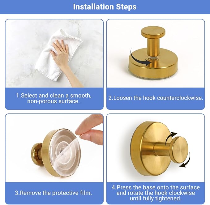 Suction Cup Hooks for Shower, Heavy Duty Wreaths Hangers for Glass Door Window - Image 4