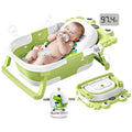 Collapsible Baby Bathtub for Newborns to Toddler by WyfKyd