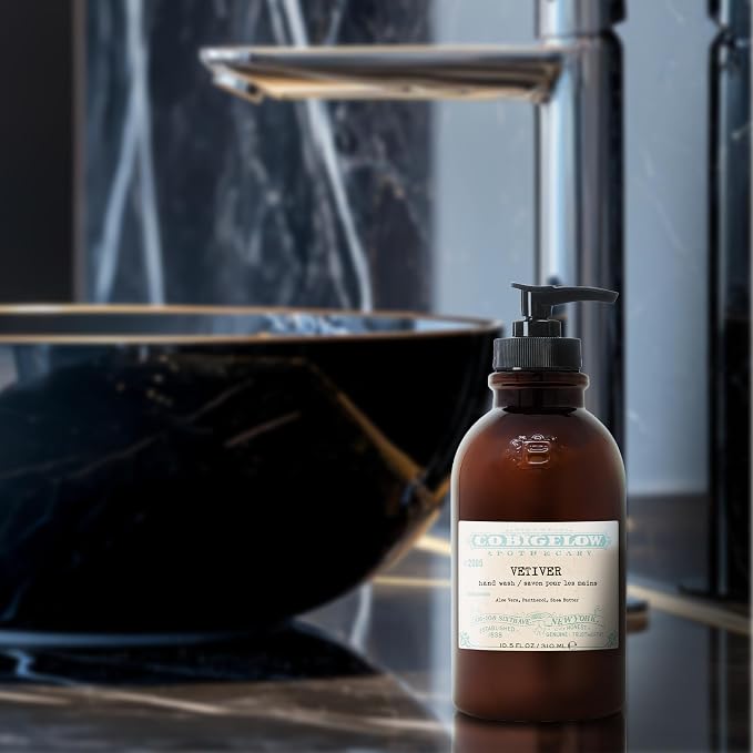 C.O. Bigelow Iconic Collection Vetiver Hand Wash, Scented Hand Soap - Image 4