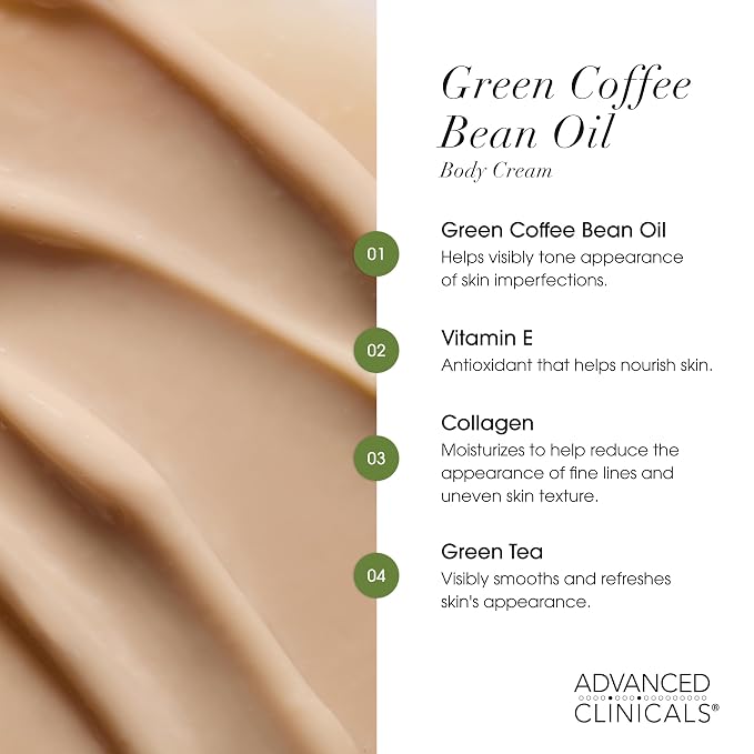 Advanced Clinicals Retinol Body Cream + Green Coffee Bean Oil Thermo - Image 7