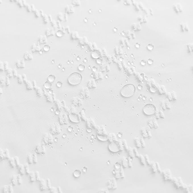 ROSERY No Hook Shower Curtain - Image 6