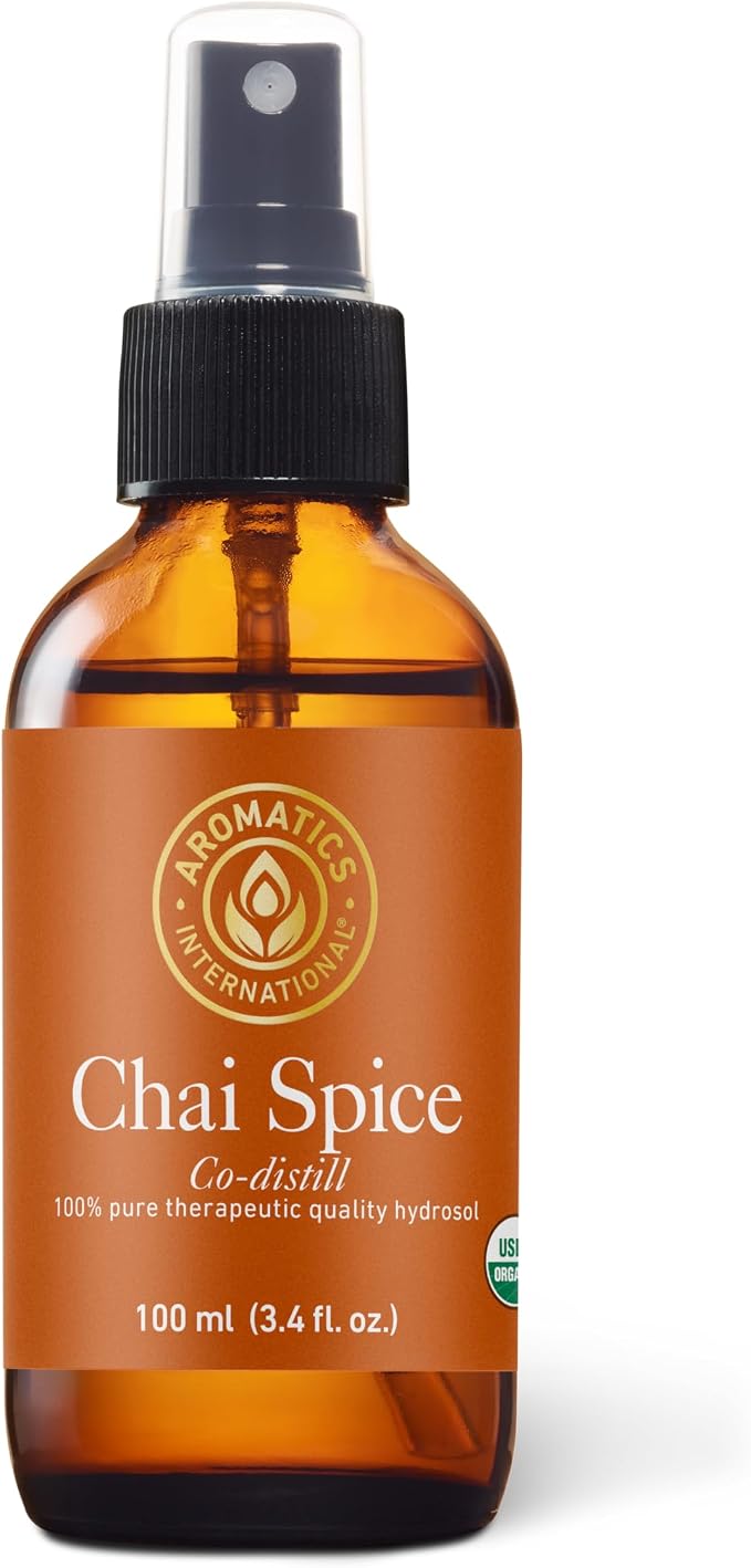 Aromatics International Chai Co-distill Hydrosol 100ml | Spiced Aromatic Mist by AromaticsInternational