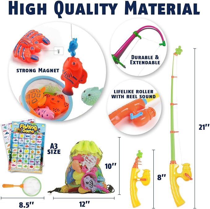CozyBomB™ Magnetic Fishing Toys Game Set - Image 3