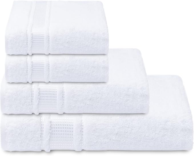 Melissa Linen 8 Piece Turkish Cotton Towel Set, 2 Bath Towel 28 x 55 Inches - Image 3