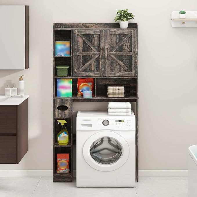Over The Toilet Storage Cabinet, Farmhouse Storage Cabinet Over Toilet - Image 5