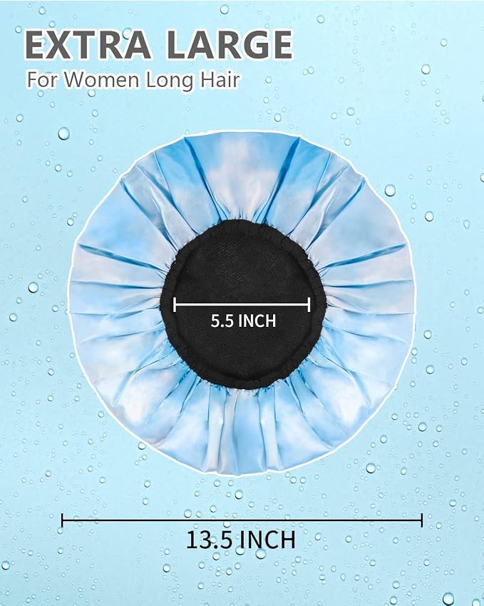 Aquior Shower Caps, Terry Lined Shower Cap - Image 2