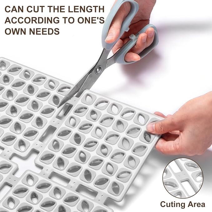 Shower Mat Non Slip，24"X24" Bathtub Mat Non Slip Square Shower Mats - Image 4