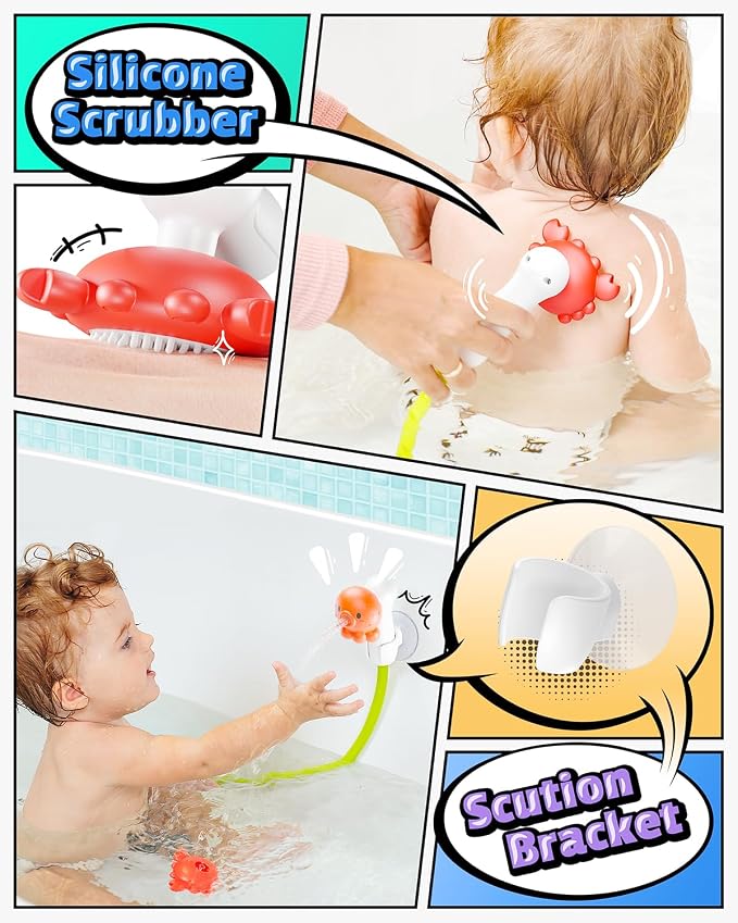 HEMRLY Baby Bath Toys, LED Water Temperature Display, Bath Toys - Image 2