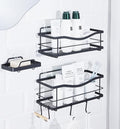 KINCMAX Shower Caddy and Soap Holder Set, Rustproof SUS304 Stainless Steel by KINCMAX