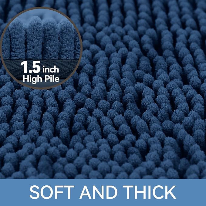 Bcoimo 36"×24" Absorbent Bath Mat, Non-Slip - Image 3