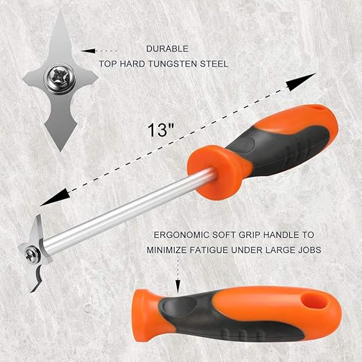 Grout Removal Tool, Caulking Removal Tool, Grout Cleaner, Scrubber Brush - Image 2