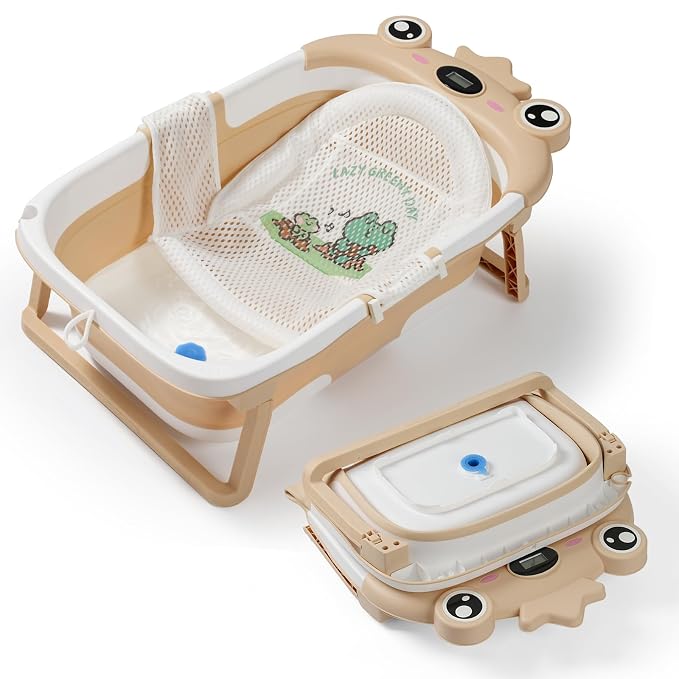 Baby Bathtub, Collapsible Baby Bath Tub by TBHAPY