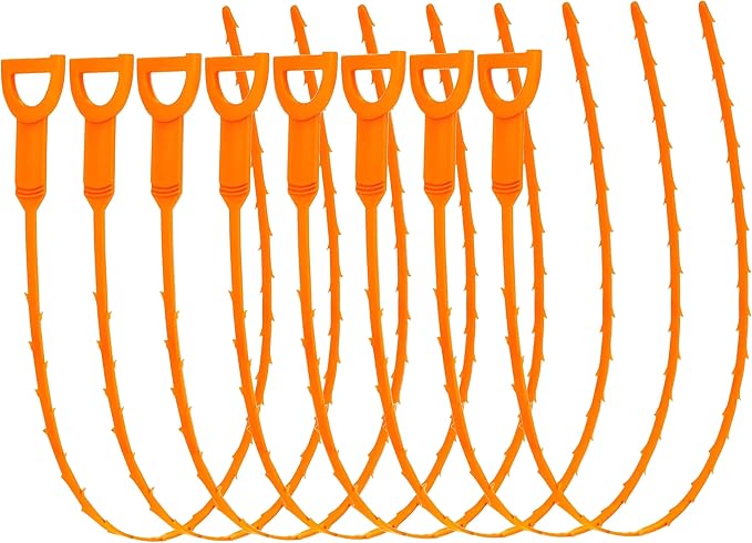 25 Inch Snake Drain Clog Remover Tool Hair Drain Cleaner Tool Drain Auger Hair by YIAOSUA