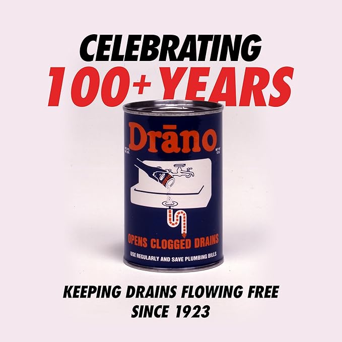 Drano Dual-Force Foamer Clog Remover, Commercial Line, 17 oz - Image 7