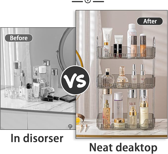3-Tier Gray Countertop Storage - Image 5