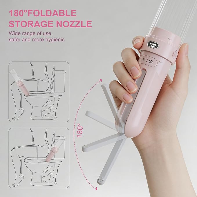 Portable Bidet - Handheld Rechargeable Electric Travel Bidet Sprayer - IPX7 - Image 4