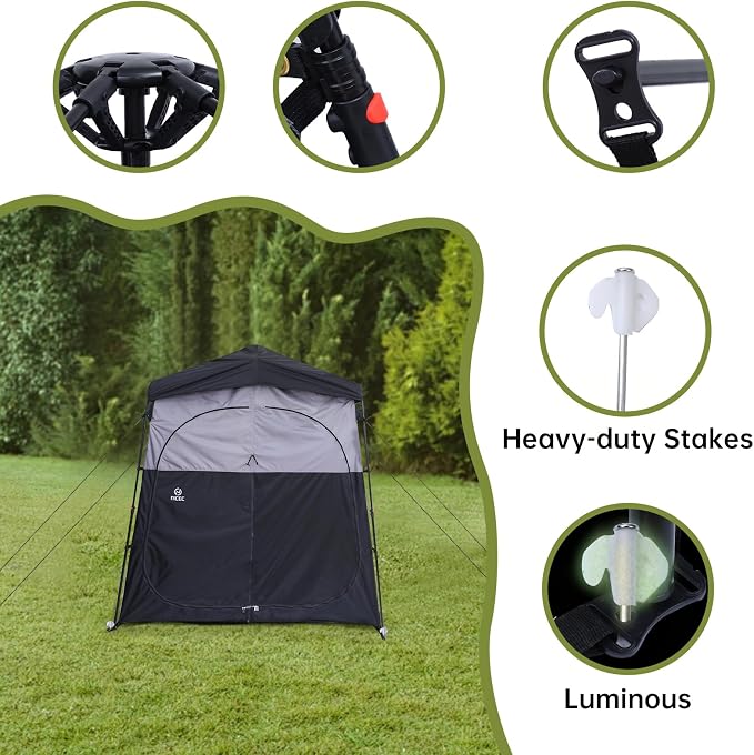 Nice C Camping Shower Tent, Instant Pop Up Privacy Changing Tent, Outdoor - Image 4