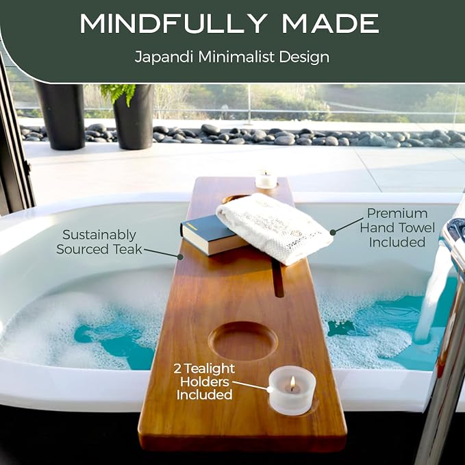 Grand Fjord | Teak Bathtub Tray - Image 6