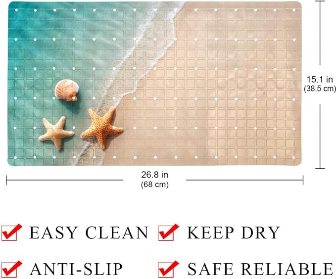 Bathtub Mats for Shower Tub, Anti-Slip Bath Mats for Inside Tub, Bathroom - Image 4
