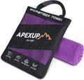APEXUP Microfiber Travel Towel, Ultra Absorbent Quick Dry Towels, Lightweight by APEXUP
