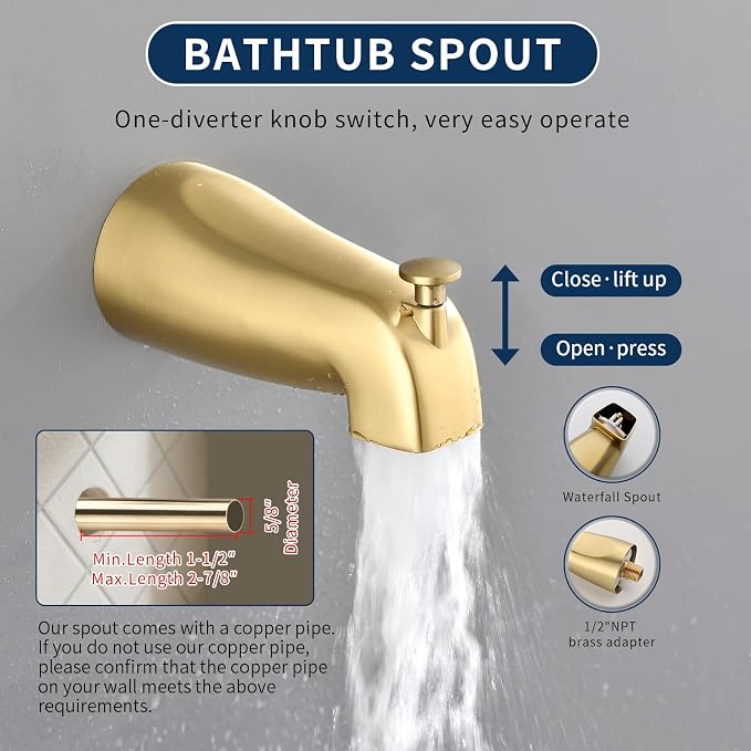 2 Handle Shower Faucet Set - Image 6