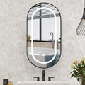 Led Oval Medicine Cabinet Mirror by Mepplzian