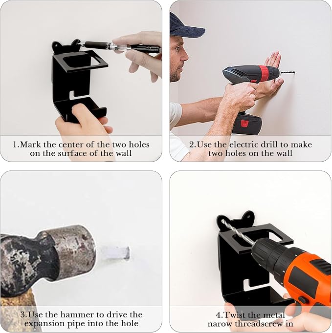 Electric Toothbrush Holder Wall Mounted, Electric Toothbrush Cord Organizer - Image 3