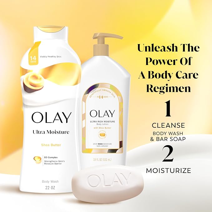 Olay Beauty Bar, Ultra Moisture, 10x More Moisturizers, Nourishing Conditioners - Image 9