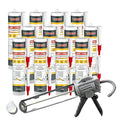 VGS 798Professional Silicone Sealant Caulk 10.15 Oz Cartridge, 12 Pack by VIKAGU