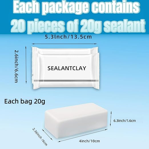 Plumbers Putty for Sink Drain, 2025 Upgrade Sealant Clay, Waterproof Wall Putty - Image 2