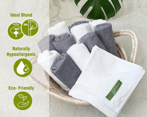 12 Pack Washcloths 13" x 13" - Image 2