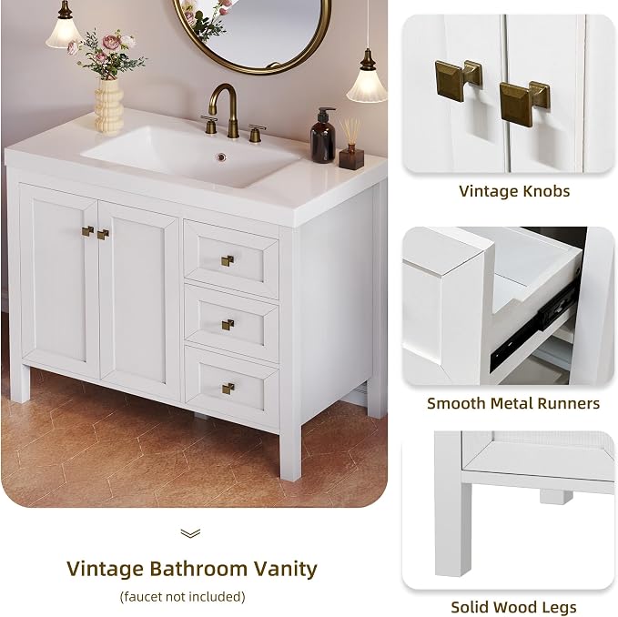 DWVO 42 Inch Bathroom Vanity - Image 5
