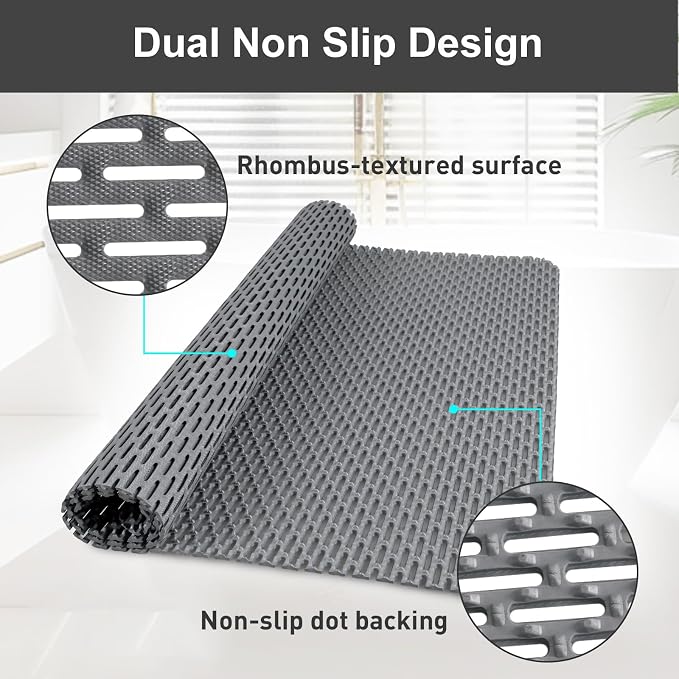 Extra Large Shower Mat: 47"x32" Non Slip Shower Mats - Image 3