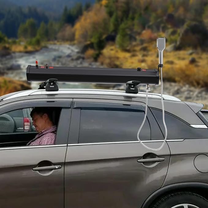 TFCFL 7.93 Gallon Roof Rack Mount Road Shower, High Pressure Outdoor Camping - Image 9