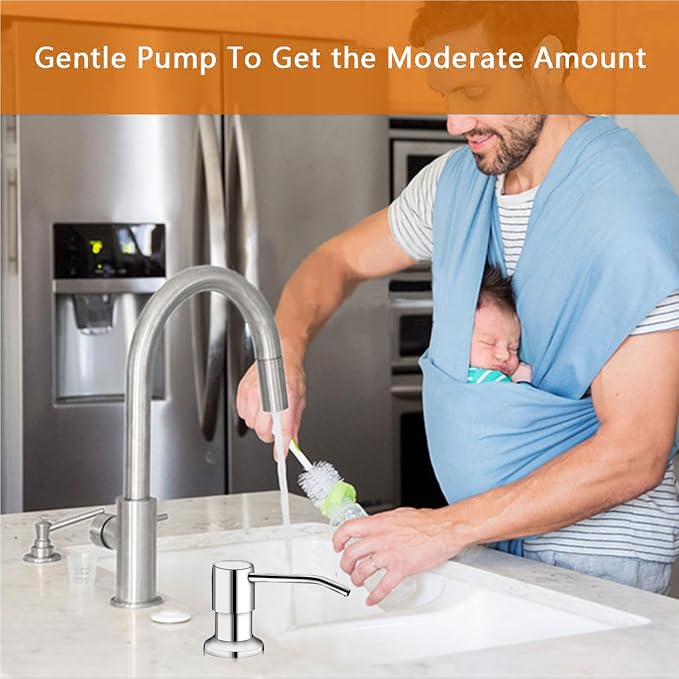 Sink Soap Dispenser, Kichen Sink SoapDispenser, Under Sink Soap Dispenser Pump - Image 7