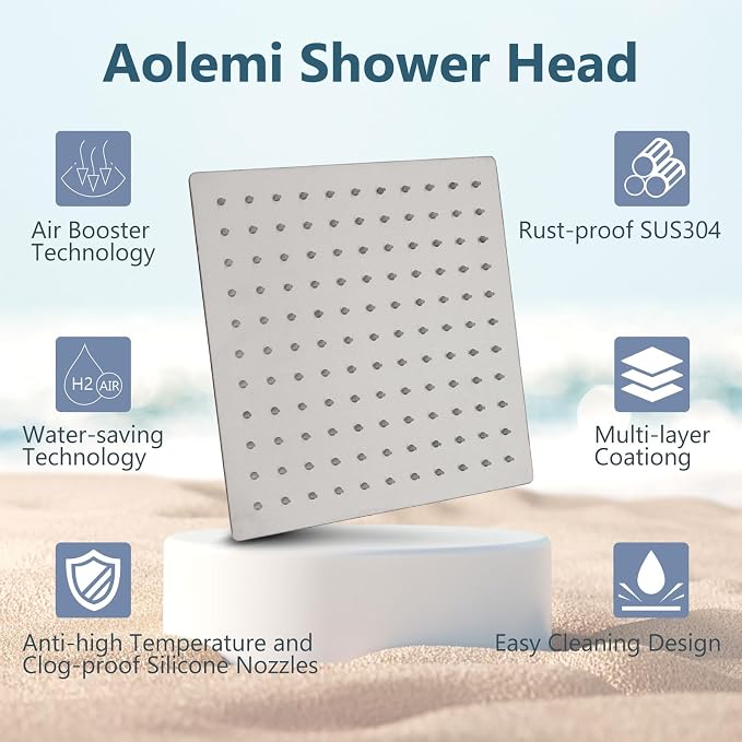 Aolemi Shower Faucet Set, High Pressure Shower System - Image 7