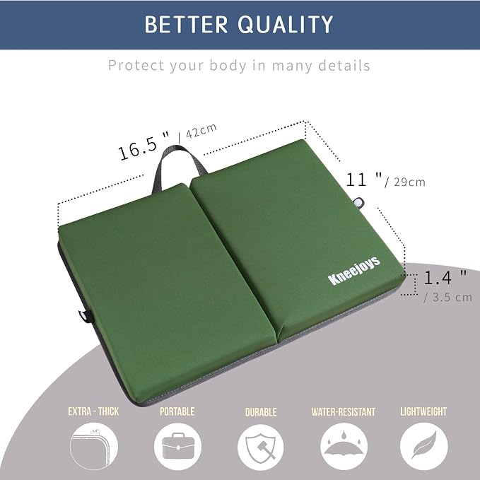 Bath Kneeler - Knee Pads for Women & Men, Baby Bath Kneeler, Garden & Yoga Knee - Image 6