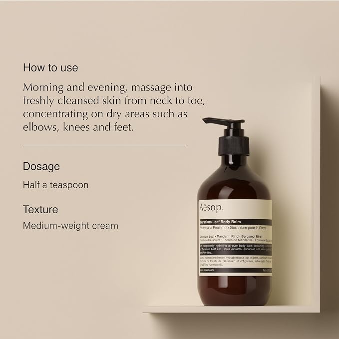 Aesop Geranium Leaf Body Balm | Soothing, Balancing Hydration - Image 2