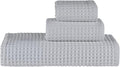sea me at home Waffle Bath Sheet Set, 100% Turkish Cotton, Includes 1 Bath Sheet by seameathome