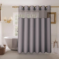 Inhousolu Extra Long No Hook Shower Curtain by INHOUSOLUHOMEDECOR