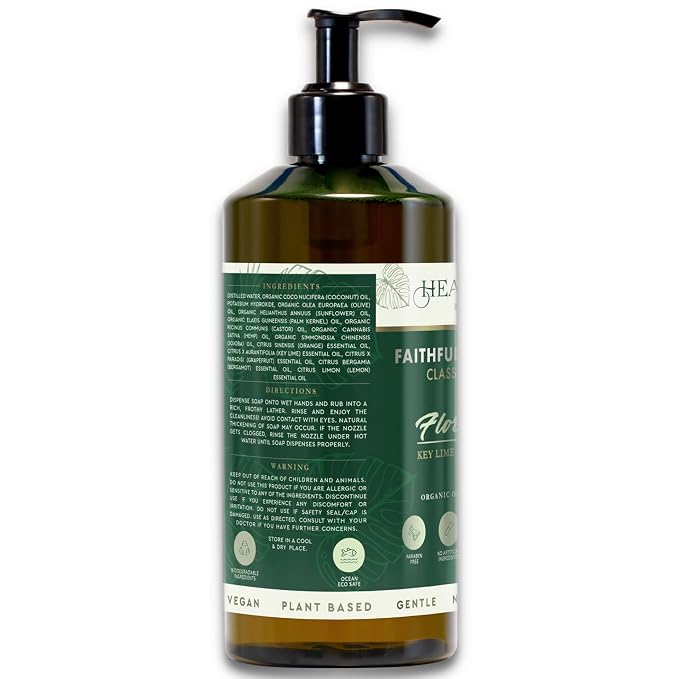 Liquid Castile Soap | Organic Olive and Coconut Oils | Non Drying Formula - Image 2