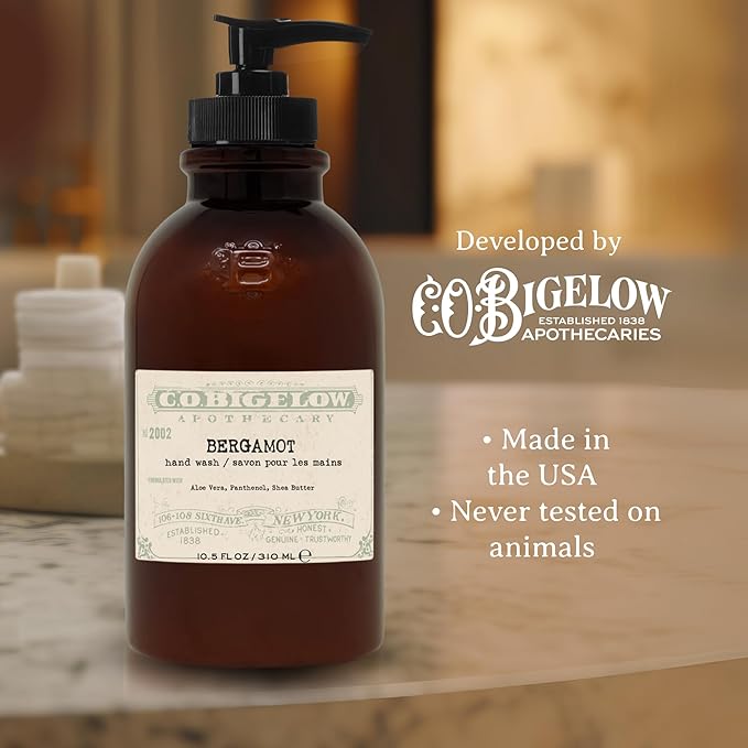 C.O. Bigelow Bergamot Hand Wash, Iconic Collection Liquid Hand Soap - Image 5