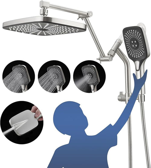 12" High Pressure Rain/Rainfall Shower Heads by Psylc
