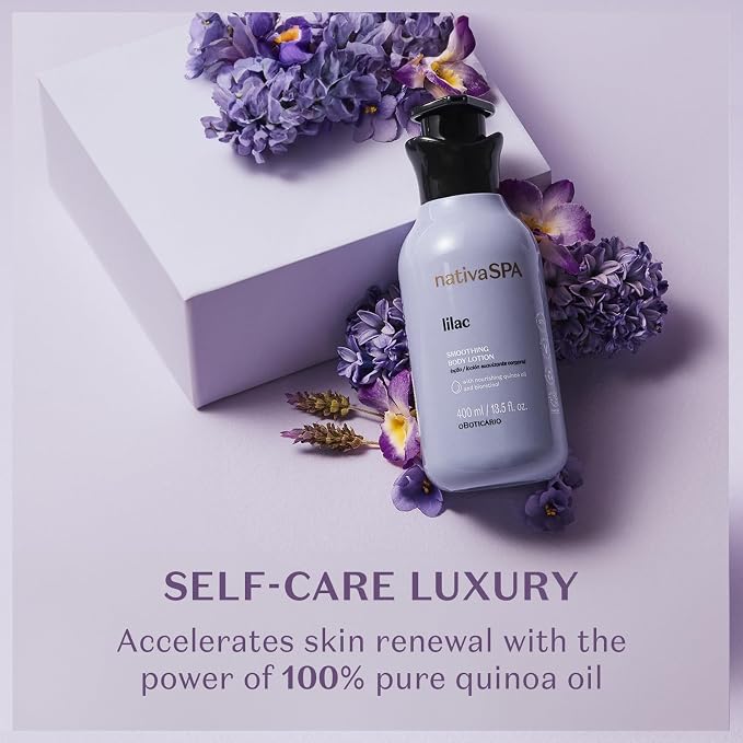 Nativa SPA by O Boticário, Lilac Smoothing Body Lotion - Image 2