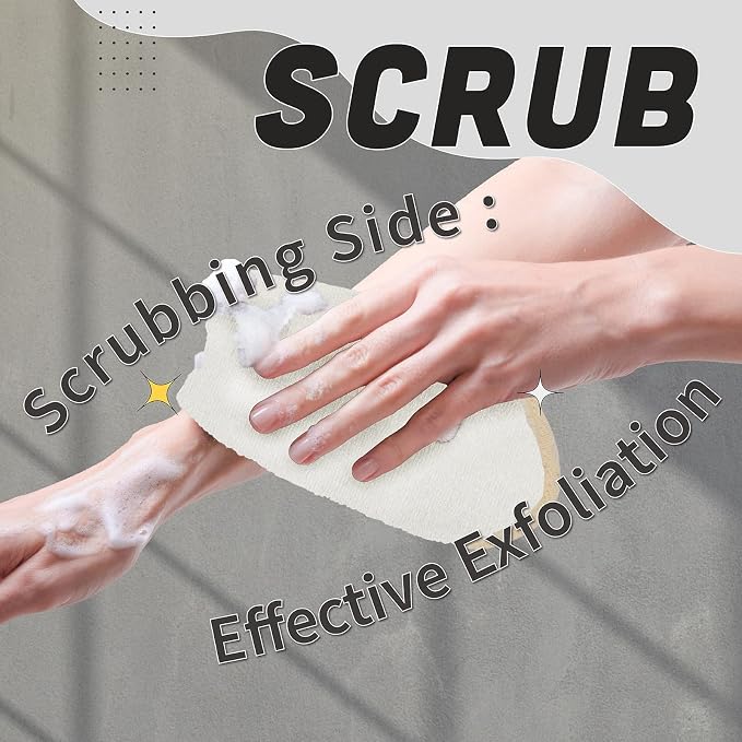myHomeBody Dual-Textured Exfoliating Washcloth - Image 5