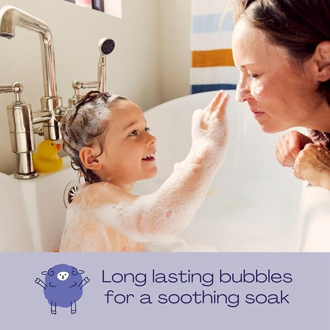 Hello Bello Ultra-Hydrating Baby Bubble Bath, Soft Lavender Scented, Tear Free - Image 3