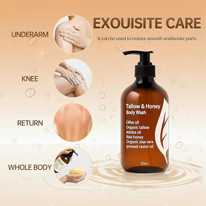 Tallow & Honey Body Wash, Tallow Body Wash - Image 4