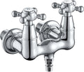 SUMERAIN Wall Mount Tub Faucet Vintage Leg Tub Filler 3-3/8 Inch Center High by SUMERAINFAUCETS