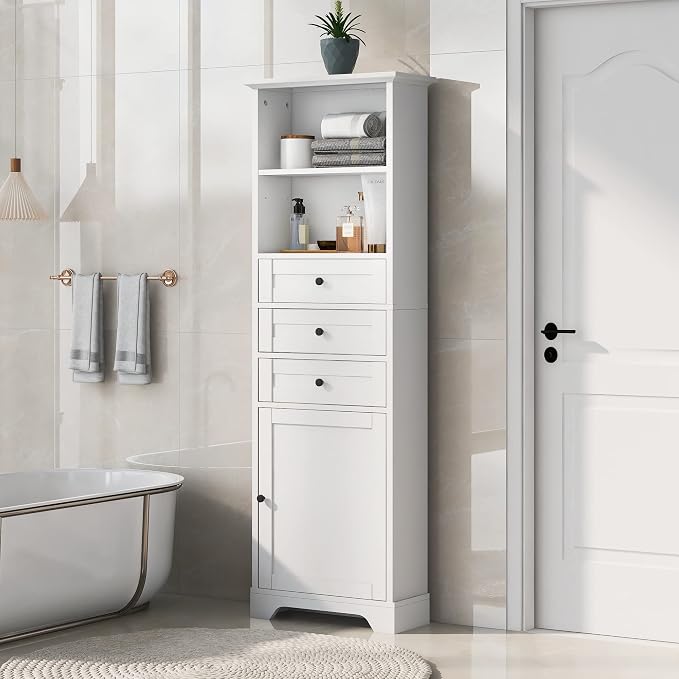 Favfurish 67" Tall Bathroom Storage Cabinet - Image 3