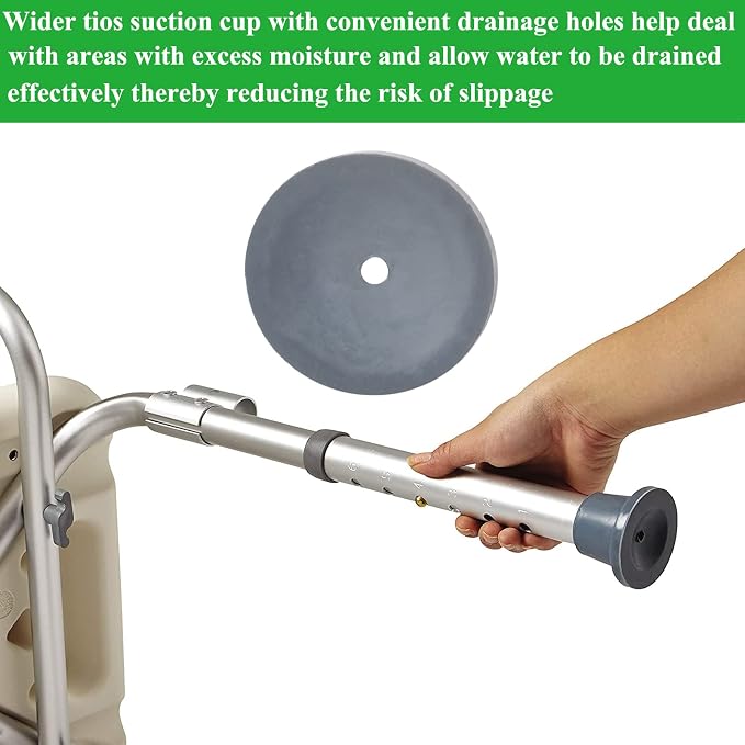 Slope Replacement Feet for Shower Chair Bath Seat, shower stools and transfer - Image 5